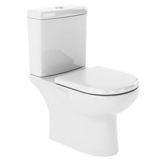 NUIE LAWTON CLOSE COUPLED TOILET WITH SOFT CLOSE SEAT - RRP £407