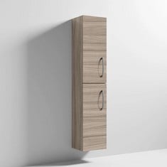 NUIE ATHENA DRIFTWOOD 300MM TALL CABINET DOUBLE DOOR - RRP £351