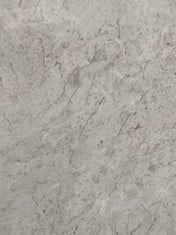 ALABASTER GREY MARBLE WATERPROOF SHOWER WET WALL PANELS 2.4 X 1M - RRP £79 (KERBSIDE PALLET DELIVERY)