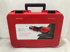 NOVOPRESS ACO103 BATTERY PRESSING TOOL WITH CASE CHARGER AND 2 BATTERIES- RRP £1331.00