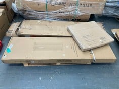 PALLET OF ASSORTED ITEMS TO INCLUDE ELEGANT DOUBLE PANEL ELLIPTICAL TUBE WHITE RADIATOR 1800 X 472 MM (KERBSIDE PALLET DELIVERY)