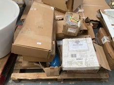 PALLET OF ASSORTED ITEMS TO INCLUDE ELECTRONIC INSTANT WATER APPLIANCE (KERBSIDE PALLET DELIVERY)