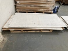 6X ASSORTED PVC BOARDS TO INCLUDE BLACK PVC SHOWER BOARD (KERBSIDE PALLET DELIVERY)