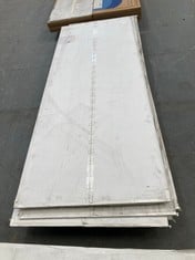 QUANTITY OF ASSORTED PVC BOARDS TO INCLUDE PEARL GREY 900 SE MDF GROUP 1 2020 (KERBSIDE PALLET DELIVERY)