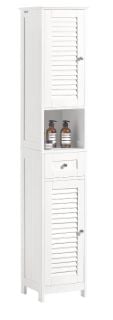 SOBUY LIVING NATURE BATHROOM SHELF /WHITE