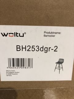 WOLTU SET OF 2 CHAIRS /DARK GREY