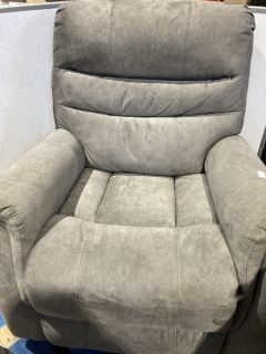 1 X SWIVEL RECLINER CHAIR GREY