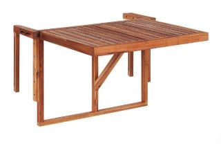 BELIANI BALCONY HANGING TABLE 60X40 TO INCLUDE SIDE LAMP RRP £79.99