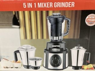 GEEPAS 5 IN 1 MIXER GRINDER 1000W RRP £80