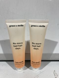 1 X BOX GRACE & STELLA HAIR MASK RESCUE MY HAIR 30ML