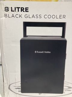 RUSSELL HOBBS 8 LITRE BLACK GLASS COOLER