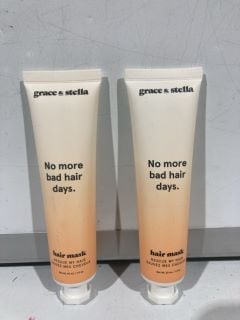 1 X BOX GRACE & STELLA HAIR MASK RESCUE MY HAIR 30ML