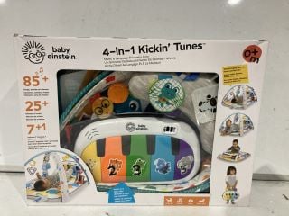 QTY OF ITEMS TO INCLUDE BABY EINSTEIN 4-IN-1 KICKIN TUNES 85+SONGS 25+MINUTES OF MUSIC