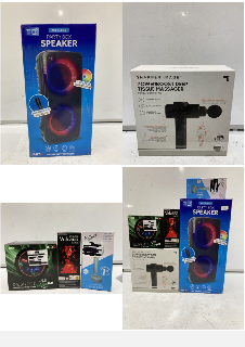 QTY OF ITEMS TO INCLUDE WIRELESS PARTY BOX SPEAKER