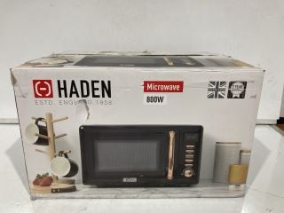 HADEN MICROWAVE 800W BLACK/ROSE GOLD RRP £85