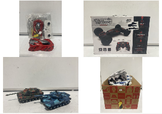 1 X BOX OF MIXED ITEMS TO INCLUDE ALL TERRAIN STUNT CAR