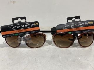 1X BOX OF ITEMS TO INCLUDE FOSTER GRANT MAX BLOCK 100% UVA-UVB LENS PROTECTION