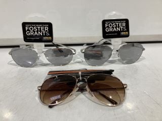 1X BOX OF ITEMS TO INCLUDE FOSTER GRANT MAX BLOCK 100% UVA-UVB LENS PROTECTION