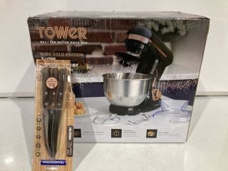 QTY OF ITEMS TO INCLUDE TOWER ROSE GOLD EDITION 5LTR STAND MIXER 1000W MOTOR TOTAL RRP £90