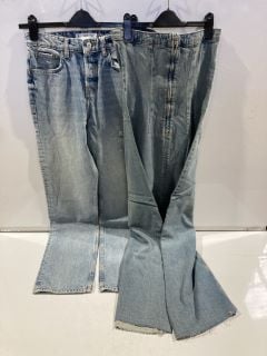 ITEMS TO INCLUDE DESIGNER MNG JEANS DENIM UK L