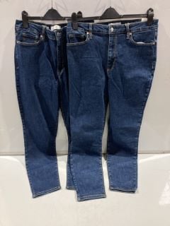 ITEMS TO  INCLUDE DESIGNER  SIZE 44 MNG BLUE DENIM JEANS