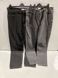 ITEMS TO INCLUDE BLACK MNG DESIGNER JEANS SIZE 38W