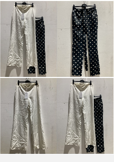 FOREVER UNIQUE POLKA DOT TROUSER SIZE S + FOREVER UNIQUE WHITE TROUSERS SIZE 14 RRP £90