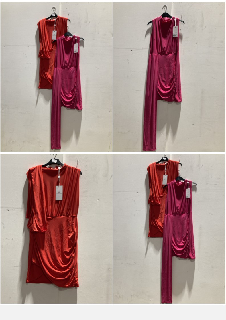 FOREVER UNIQUE RED DRESS SIZE 14 + FOREVER UNIQUE FUCHSIA DRESS SIZE 14 RRP £140