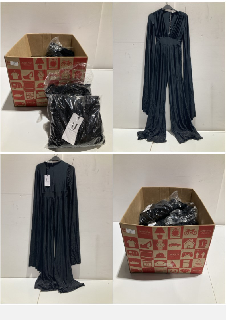 BOX OF CLOTHING ITEMS TO INCLUDE FOREVER UNIQUE BLACK DRESS SIZE 6 RRP £480