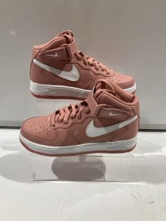 DESIGNER SHOES TO INCLUDE NIKE AIR FORCE 1 RED ST ADUST/WHITE UK 5