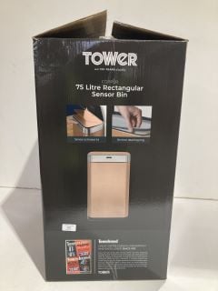 TOWER 75 LITRE RECTANGULAR SENSOR BIN