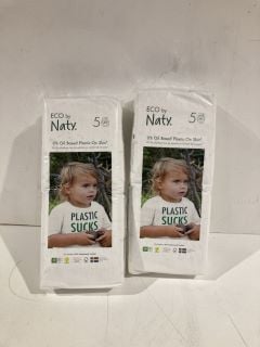 ITEMS TO INCLUDE ECO BY NATY NAPPY PACKS