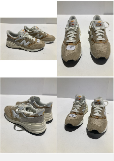 NEW BALANCE 997R TRAINERS BEIGE SIZE 10