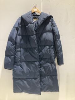 HOBBS DARLA PUFFER COAT NAVY SIZE 10