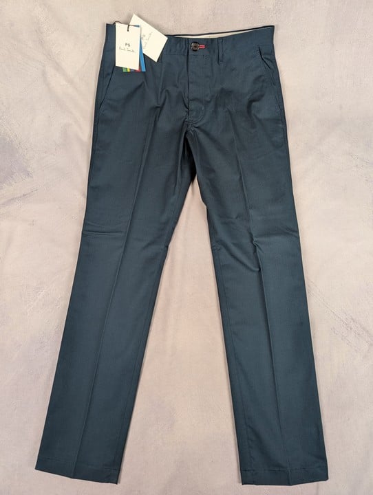 Paul Smith Men'S Tapered Fit Chino. Size: 30, Made From: 97% Cotton 3% Elastane - Woven Piece Dyed 257Gm. Rrp: £150