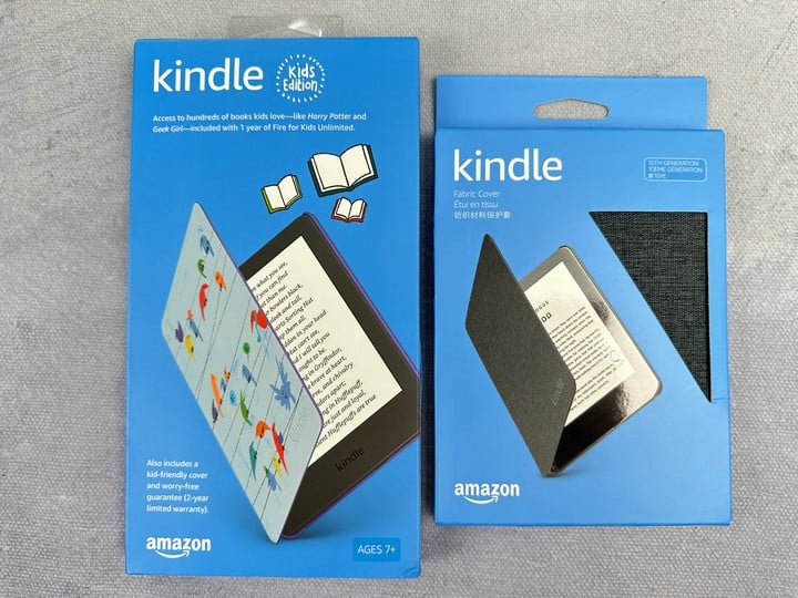 Amazon Kindle Kids Edition 8Gb Tablet With Wifi In Black: Model No S007 (With Box, Accessories & Fabric Case)  [JPTN42137] (VAT ONLY PAYABLE ON BUYERS PREMIUM) (BAAP33)