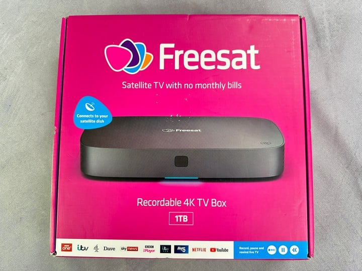 Freesat Uhd-4X-100 (1Tb) Satellite Tv. (With Box & Accessories)  [JPTN42140]   (VAT ONLY PAYABLE ON BUYERS PREMIUM) (BAAP185)