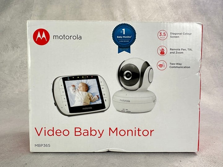 Motorola Video baby Monitor Boxed Model No-MBP36S (VAT ONLY PAYABLE ON BUYERS PREMIUM) (BAAP36)