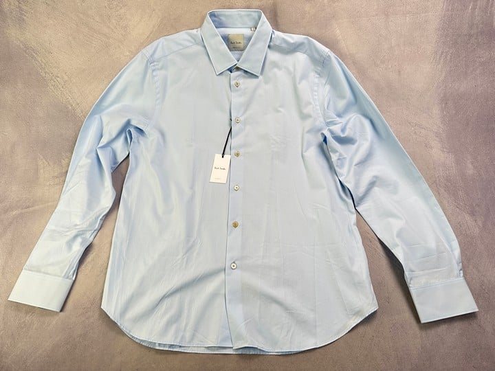 Paul Smith Men'S S/C Slim Fit Shirt. Size: 17, Made From: 100 Cotton. Rrp: £170