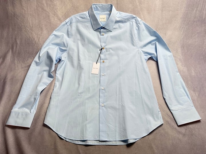 Paul Smith Men'S S/C Slim Fit Shirt. Size: 17, Made From: 100 Cotton. Rrp: £170