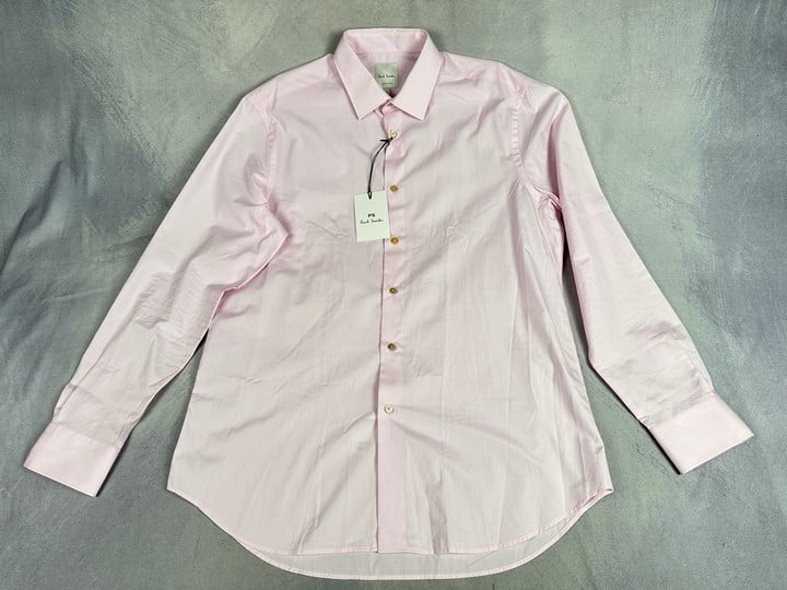 Paul Smith Gent'S S/C Slim Shirt. Size: 16, Made From: 100 Cotton. Rrp: £160