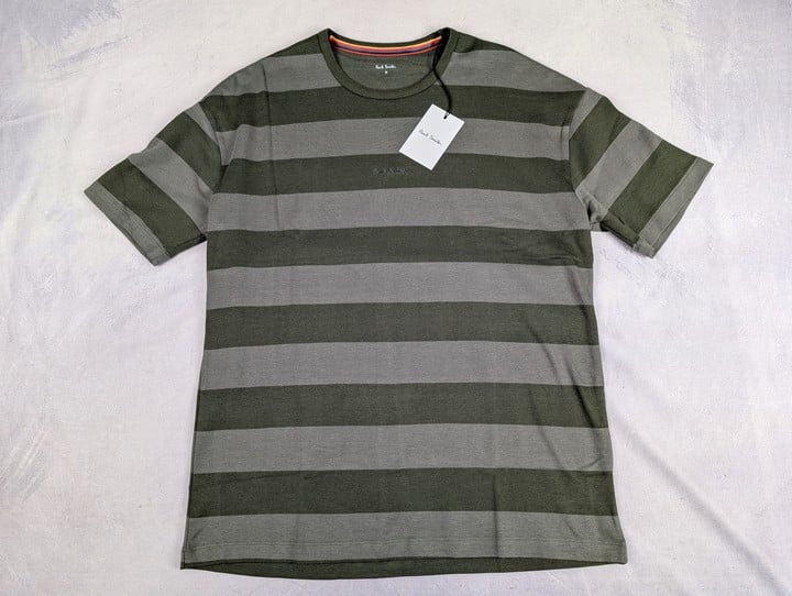 Paul Smith Men'S Tshirt Relaxed. Size: M, Made From: 50 Cotton 50 Modal. Rrp: £85