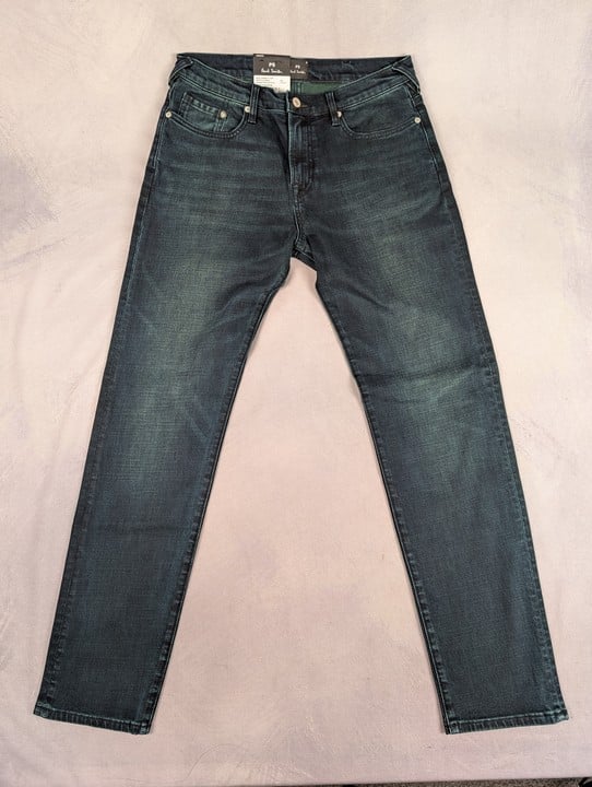 Paul Smith Men'S Tapered Fit Jean. Size: 31, Made From: 99% Cotton 1% Polyurethane. Rrp: £140