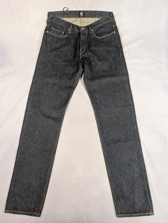 Paul Smith Men'S Slim Standard Jean. Size: 30, Made From: 100% Cotton Blue Denim Woven 13.0Oz. Rrp: £145