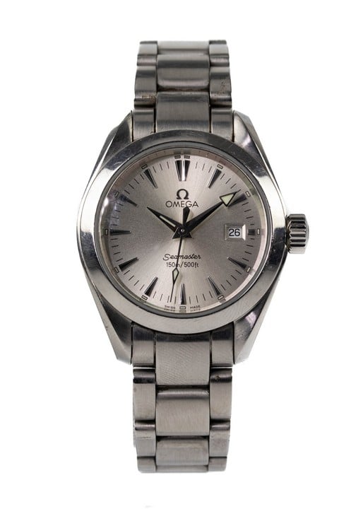 Omega Seamaster Aqua Terra Quartz Watch. Please see full description below, including important notes prior to bidding.