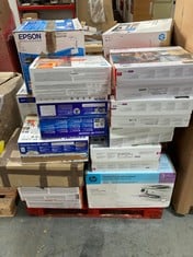 HP PALLET OF ASSORTED PRINTERS. [JPTC72687] (KERBSIDE PALLET DELIVERY)