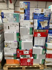 HP PALLET OF ASSORTED PRINTERS. [JPTC72682] (KERBSIDE PALLET DELIVERY)