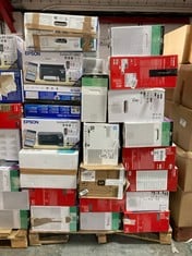 HP PALLET OF ASSORTED PRINTERS. [JPTC72683] (KERBSIDE PALLET DELIVERY)