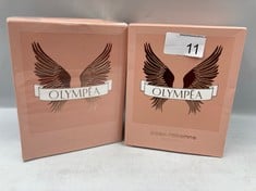 X2 PACO RABANNE OLYMPEA EAU DE PARFUM 80ML: LOCATION - A RACK