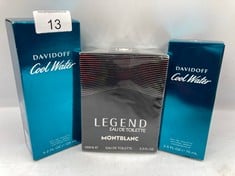 QUANTITY OF  ITEMS TO INCLUDE MONTBLANC LEGEND EAU DE TOILETTE, 100 ML (PACK OF 1): LOCATION - A RACK